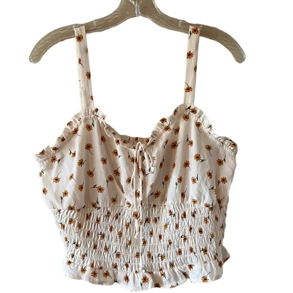 NEWβSiennaβSkyβDaisyβCropβTop